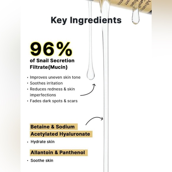 COSRX Advanced Snail 96 Mucin Power Essence 100ml BNIB K-beauty Korean Skincare - Picture 3 of 6